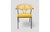 With its bright yellow color and open, enveloping design, this vintage garden chair is a perfect example of 1980s pop...