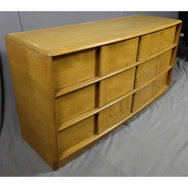 Vintage Chest of Drawers in Beech For Sale - Image 10 of 12