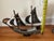 Amber Mid-Century Asian Carved Water Buffalo Horn Sailboat Model For Sale - Image 8 of 8