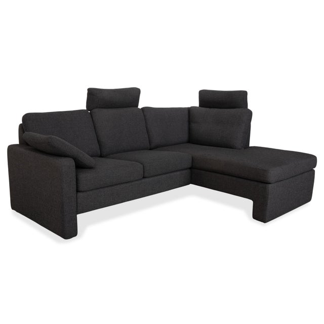 Conseta Corner Sofa in Dark Grey Fabric from Cor For Sale - Image 4 of 17