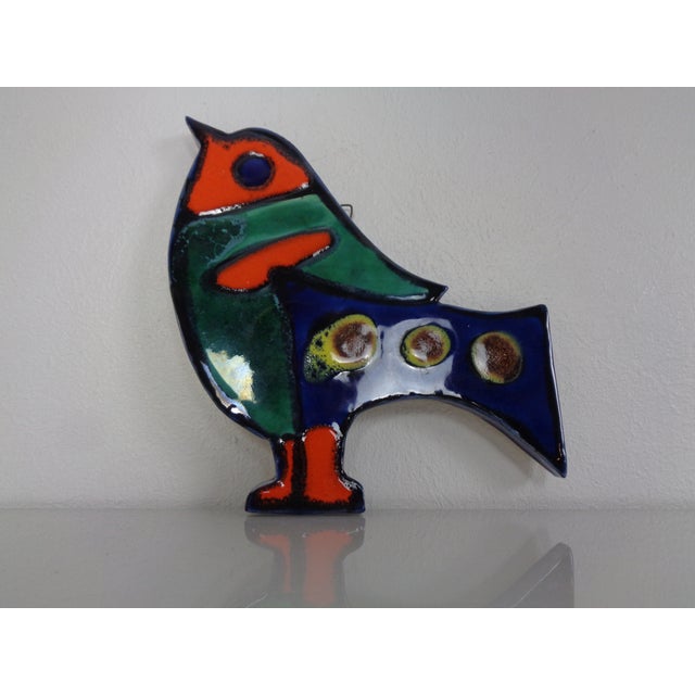 Vintage Ceramic Bird Wall Art, Denmark, 1970s For Sale - Image 14 of 14