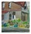 American Home and Garden Landscape by Monterey Bay Artist Artist Diane Baldwin For Sale - Image 3 of 3