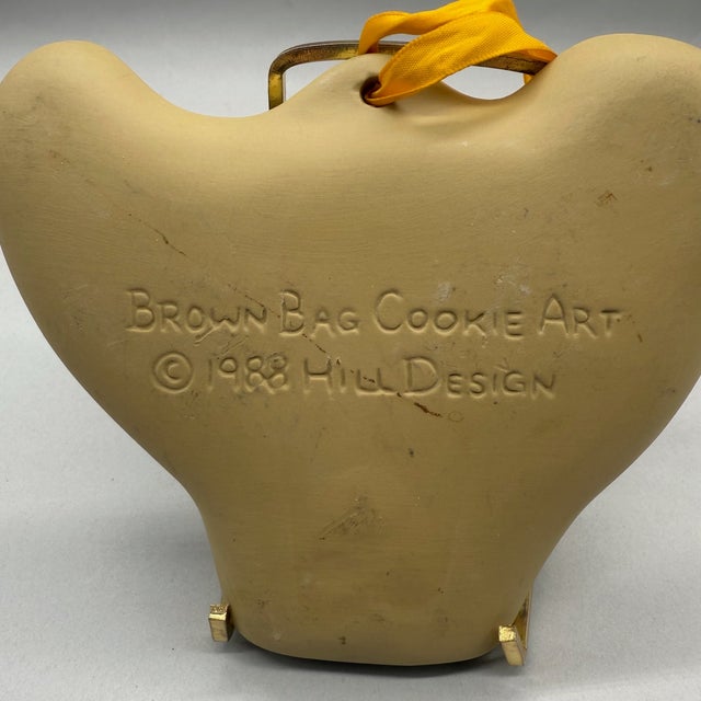 Vintage Brown Bag Cookie Art 1988 Hill Design , Bird Mold For Sale - Image 9 of 11