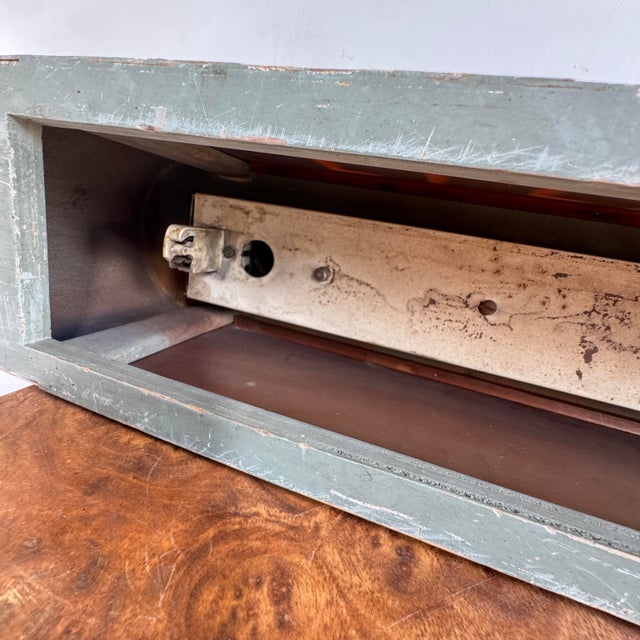 Art Deco Wooden Illuminated Elevator Sign For Sale - Image 12 of 12