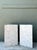 Mid-Century Modern Vintage Plaster Faux Coral Geometric Table Pedestals - Pair For Sale - Image 3 of 14