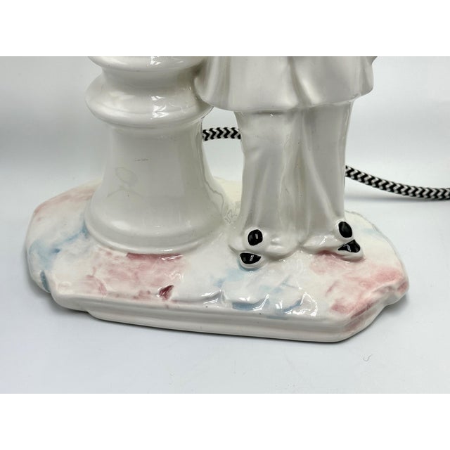 Vintage Ceramic Perriot Table Lamp, 1960s For Sale - Image 6 of 14