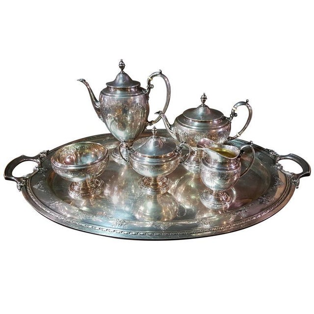 Towle Sterling Silver Tea Service Set of 6 Chairish