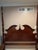 1990s Queen Cherry 4 Poster Rice Headboard /Frame With Stool For Sale - Image 9 of 9