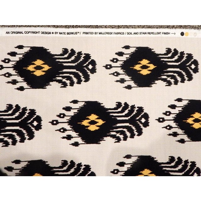 Nate Berkus "El Convento" Mesa Ikat Basketweave Cotton Fabric 2+1/6 Yard Chairish