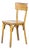 French Honey Beech Bentwood Dining Chair from Baumann, 1950s For Sale