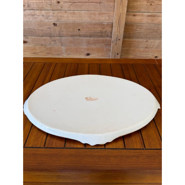 Hand Painted Coastal Seashell Porcelain Tray by Carol Psches With Gilt Edge For Sale - Image 10 of 12