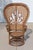 Vintage Thai Bohemian Wicker Peacock Chair With Cushion For Sale - Image 9 of 18