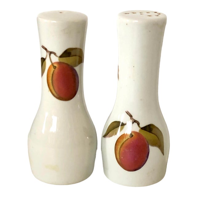 Royal Worcester Evesham Salt and Pepper Set Chairish