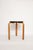 The stool on offer is a very early and rare version with a solid wood seat, manufactured by Aalto Design in Hedemora,...