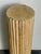 Vintage Ribbed Wood and Rattan Medium Pedestal For Sale - Image 11 of 15