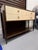Wood Arteriors Nora Console — Eucalyptus, Ivory Leather & Brass For Sale - Image 7 of 10