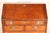 Blue George III Oak Slant Top Desk For Sale - Image 8 of 15