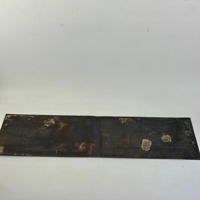 Metal Large Vintage "For Sale" Sign Hand Painted on Sheet Metal, Early 20th Century For Sale - Image 7 of 12