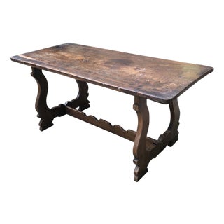 Walnut Refectory Table, 1700s For Sale