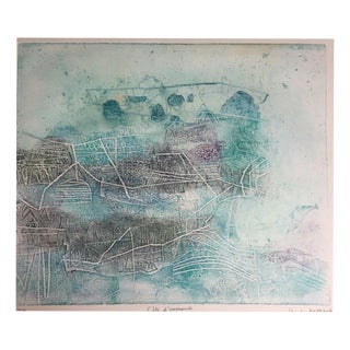 Hasegawa Shoichi, Essay Print Emerald Coast Brittany, 1970s, Etching For Sale