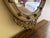 Gold American Federal Style Giltwood Eagle Crest Convex Mirror, Mid-20th Century For Sale - Image 8 of 10
