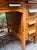 Wood Mid-Century Solid Oak Roll-Top Arts and Crafts Desk and Chair With Lock & Key For Sale - Image 7 of 14