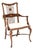 Antique Edwardian Armchair in Satin Wood, 1900s For Sale