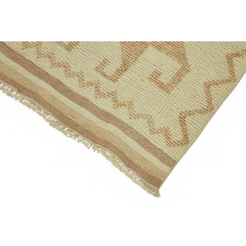 Beige Bohemian Runner Rug For Sale - Image 4 of 7