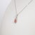 Natural Aaa Padparadscha Sapphire Pendant With Natural Diamonds: Solid 14k Gold For Sale In Columbus - Image 6 of 7