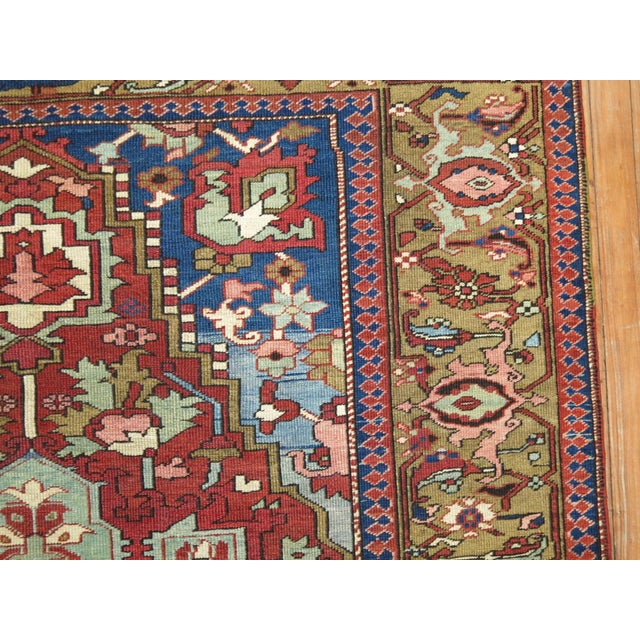 Antique Serapi Rug - 5'2" x 6'10" For Sale - Image 4 of 18