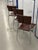 Vintage Ginger Cognac Leather and Chrome Dining Chairs from Fasem, Italy, 1980s, Set of 3 For Sale - Image 9 of 12