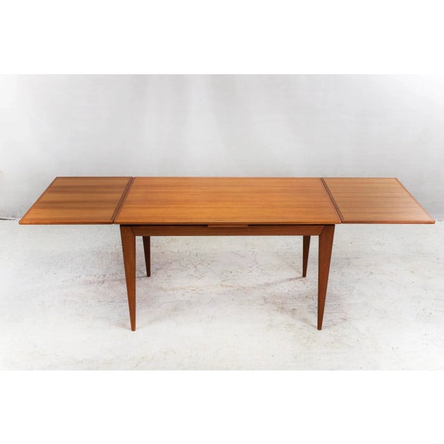 Danish Extendable Teak No. 254 Dining Table by Niels Otto Møller for J.L. Møllers, 1960s For Sale - Image 13 of 18