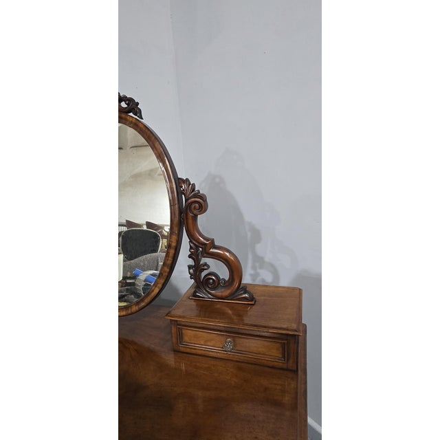 Victorian Mahogany Dressing Table, 1880 For Sale - Image 6 of 16
