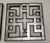Vintage Hollywood Regency Fretwork Geometric Wall Mirrors, Set of 4 For Sale In Houston - Image 6 of 14