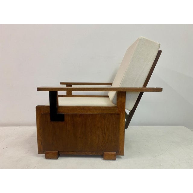 Dutch Amsterdam School Armchair, 1930s For Sale - Image 10 of 16