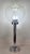 1970s Space Age Chrome Lamp With Murano Glass Shade For Sale - Image 10 of 11
