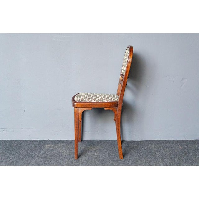 Art Nouveau No. 715 Chair by Gustav Siegel for J.&J. Kohn, Vienna, Austria, Early 20th Century For Sale - Image 4 of 18