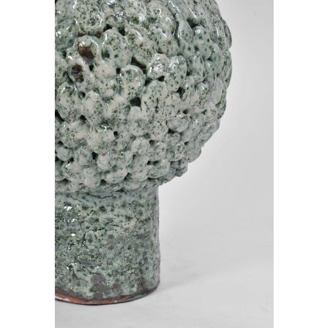 "Melides" 42cm light green lamp, Barracuda edition. Height (cm): 42 Diameter (cm): 25 Height with lamp shade (cm): 78 Up...