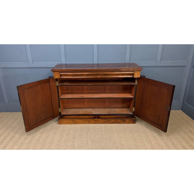 Hollywood Regency Regency Rosewood Side Cabinet, 1820 For Sale - Image 3 of 18