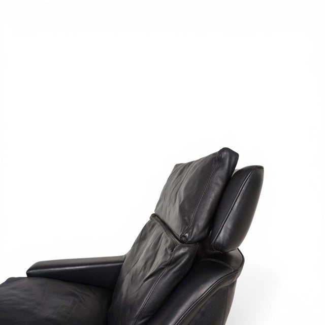 ESA 802 Lounge Chair in Black Leather by Werner Langenfeld, 1970 For Sale - Image 13 of 18