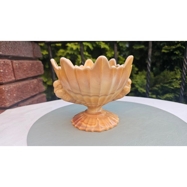 Art deco cake stand, 1930s, glass, United Glassware STS Abel, dimensions: height: 16 cm, diameter: 20 cm.