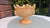 Art deco cake stand, 1930s, glass, United Glassware STS Abel, dimensions: height: 16 cm, diameter: 20 cm.