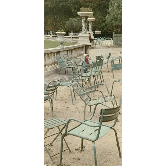 Parisian Park from the Paris In Colour Series 1956-61 By Peter Cornelius Giant oversize 60 x 40 inches / 152 x 101 cm...