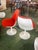 White Swivel Chairs attributed to Eero Saarinen for Knoll Inc. / Knoll International, 1970s, Set of 6 For Sale - Image 8 of 8