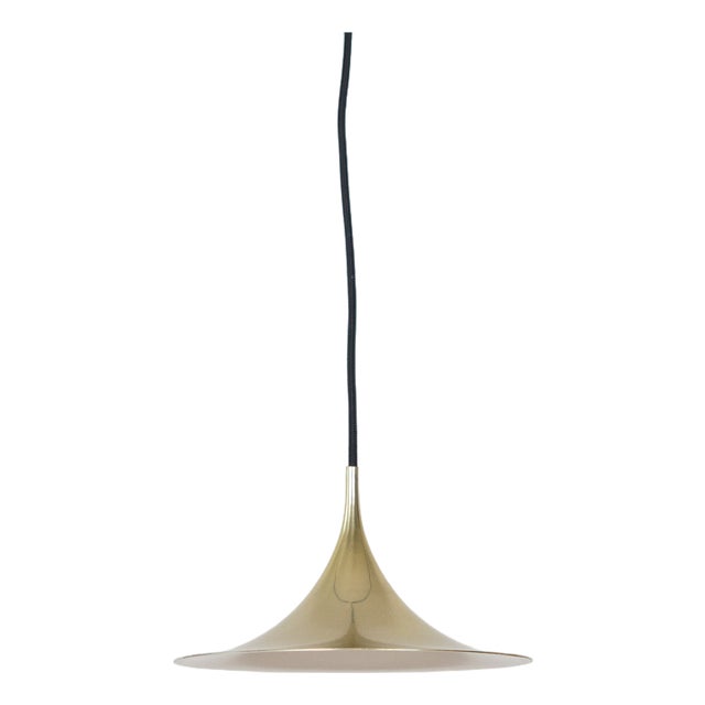 Vintage Semi Pendant Lamps by Bonderup and Thorup for Fog and Morup, 1968, Set of 2 For Sale