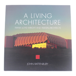 Living Architecture Frank Lloyd Wright and Taliesin Architects Coffee Table Book Vintage Hard Cover