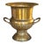 Vintage Neoclassical Brass Finish Urn Shape Vase For Sale