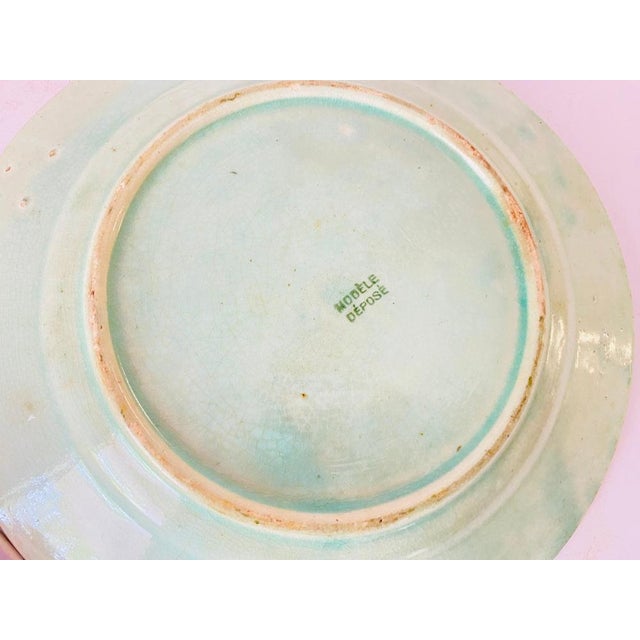 Majolica Plates, France, 1880s, Set of 4 For Sale - Image 11 of 16