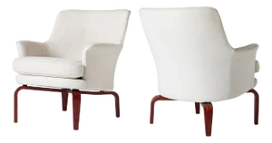 A Pair of Pilot Lounge Chairs by Arne Norell