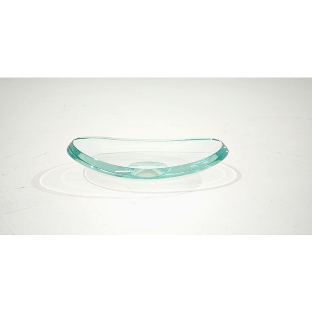 1960s Mid-Century Nile Green Murano Glass Pocket Emptyer from Fontana Arte, Italy, 1960 For Sale - Image 5 of 10